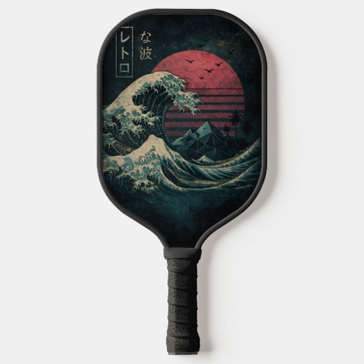 Die große Retrowelle Classic Pickleball Schläger (Vorderseite)