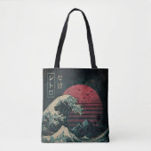 Die große Retrowelle Classic Tasche (Vorderseite)