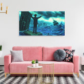 Die große Rettung Leinwanddruck (Insitu (Wohnzimmer))