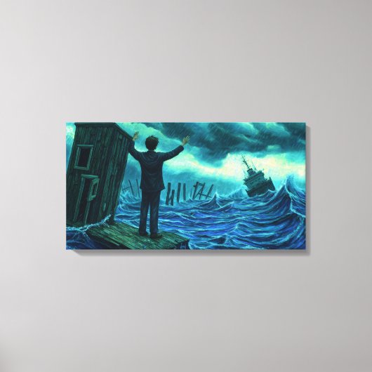 Die große Rettung Leinwanddruck (Vorderseite)