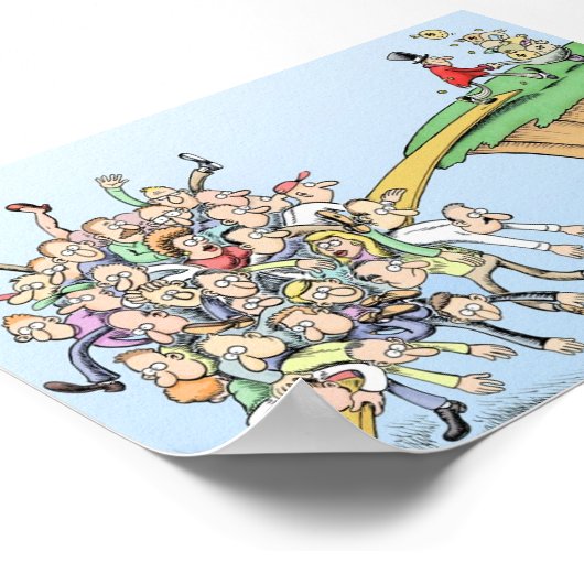 Die große RezessionsVerschwörung Poster (Ecke)