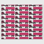 Die große rote Anlage und schwärzen 18 Geschenkpapier (Flach)