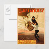 Die Große Ruby, 1899 Postkarte (Vorne/Hinten)