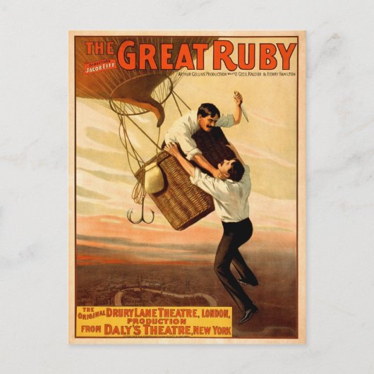 Die Große Ruby, 1899 Postkarte (Vorderseite)