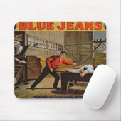 "Die große Sägemühle-Szene", Plakat für 'Blue Mousepad (Mit Mouse)
