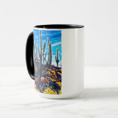 Die große Saguaro-Tasse Tasse (Vorderseite Links)