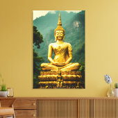 Die große Samadhi von Suvarna Leinwanddruck (Insitu (Wohnzimmer))