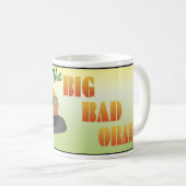 Die große schlechte Orange Kaffeetasse (VorderseiteRechts)