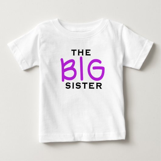Die große Schwester Baby T-shirt (Vorderseite)