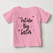 Die große Schwester Baby T-shirt (Vorderseite)