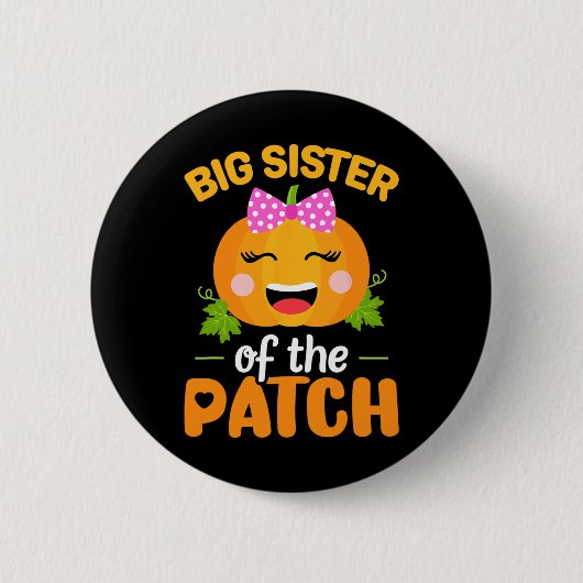 Die große Schwester des Patchpumpen Halloween Fami Button (Vorderseite)