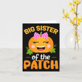 Die große Schwester des Patchpumpen Halloween Fami Karte (Gelbe Blume)