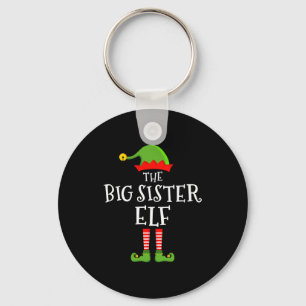 Die große Schwester-Elfe lustige Weihnachten passe Schlüsselanhänger