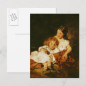 Die große Schwester Postkarte (Vorne/Hinten)