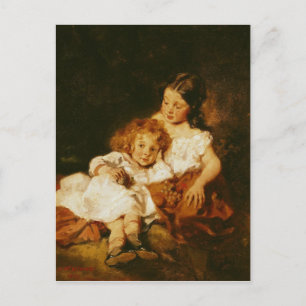 Die große Schwester Postkarte
