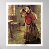 Die große Schwester von Fritz von Uhde Poster (Vorne)