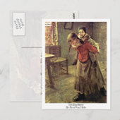 Die große Schwester von Fritz von Uhde Postkarte (Vorne/Hinten)