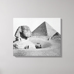 Die Große Sphinx, 1877 Leinwanddruck