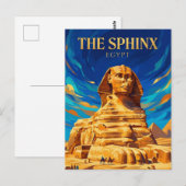 Die Große Sphinx Ägypten Postkarte (Vorne/Hinten)