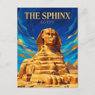 Die Große Sphinx Ägypten Postkarte