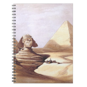 Die Große Sphinx, Pyramiden von Giza Notizblock