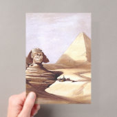 Die große Sphinx, Pyramiden von Gizeh Acryleinladungen (Insitu (Handheld))