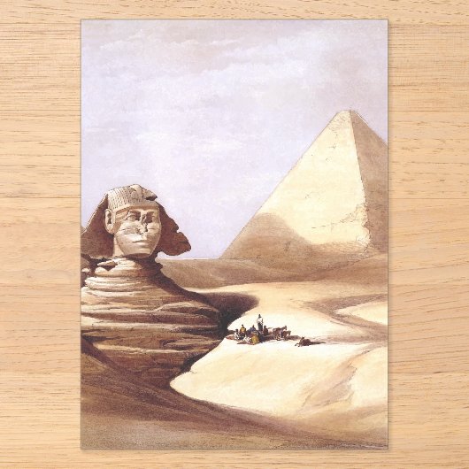 Die große Sphinx, Pyramiden von Gizeh Acryleinladungen (Vorderseite)