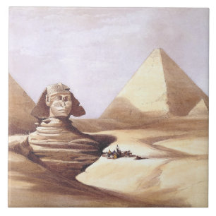 Die große Sphinx, Pyramiden von Gizeh Fliese