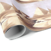 Die große Sphinx, Pyramiden von Gizeh Geschenkpapier (Rolleneckpunkt)