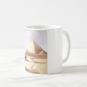 Die große Sphinx, Pyramiden von Gizeh Kaffeetasse (VorderseiteRechts)