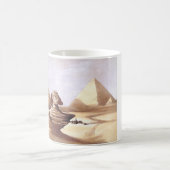 Die große Sphinx, Pyramiden von Gizeh Kaffeetasse (Mittel)