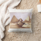 Die große Sphinx, Pyramiden von Gizeh Kissen (Decke)