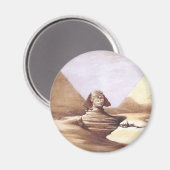 Die große Sphinx, Pyramiden von Gizeh Magnet (Vorderseite/Rückseite)
