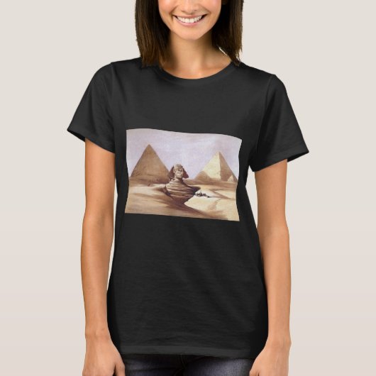 Die große Sphinx, Pyramiden von Gizeh T-Shirt (Vorderseite)