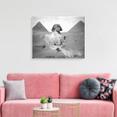 Die große Sphinx u. die Pyramiden, 1878 Leinwanddruck (Insitu (Wohnzimmer))