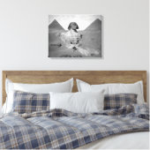 Die große Sphinx u. die Pyramiden, 1878 Leinwanddruck (Insitu (Schlafzimmer))