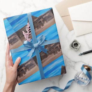 Die Große Sphinx und die Pyramide von Khafre Geschenkpapier