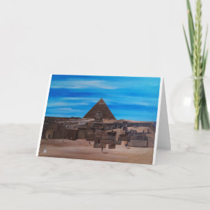Die Große Sphinx und die Pyramide von Khafre Karte