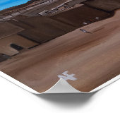 Die Große Sphinx und die Pyramide von Khafre Poster (Ecke)