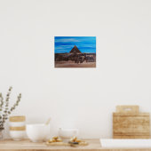 Die Große Sphinx und die Pyramide von Khafre Poster (Küche)