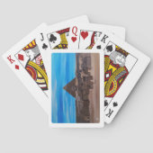Die Große Sphinx und die Pyramide von Khafre Spielkarten (Rückseite)