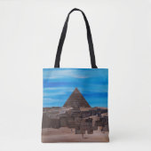 Die Große Sphinx und die Pyramide von Khafre Tasche (Vorderseite)