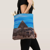Die Große Sphinx und die Pyramide von Khafre Tasche (Von Nahem)