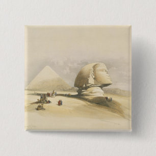Die große Sphinx und die Pyramiden von Giseh, von Button