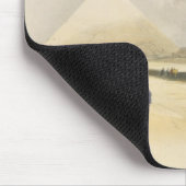 Die große Sphinx und die Pyramiden von Giseh, von Mousepad (Ecke)