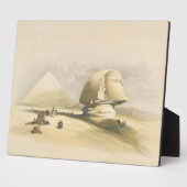 Die Große Sphinx und die Pyramiden von Gizeh, aus  Fotoplatte (Seite)