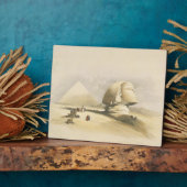 Die Große Sphinx und die Pyramiden von Gizeh, aus  Fotoplatte (Seite)