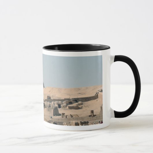 Die große Sphinx und Khafras Pyramide Tasse (Rechts)