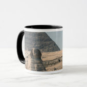 Die große Sphinx und Khafras Pyramide Tasse (Vorderseite Links)