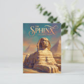 Die Große Sphinx von Gizeh Ägypten Postkarte (Stehend Vorderseite)